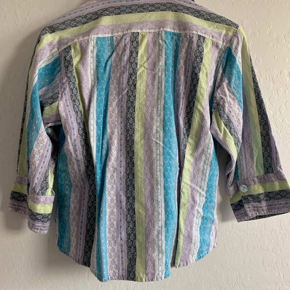 Baxter & Wells Patterned Color Button-up Shirt - Picture 4 of 4